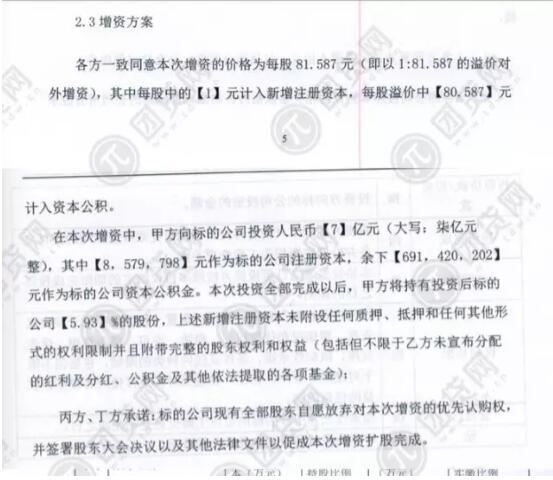 团贷网晒出投资协议书：完成18亿元融资 投前估值100亿